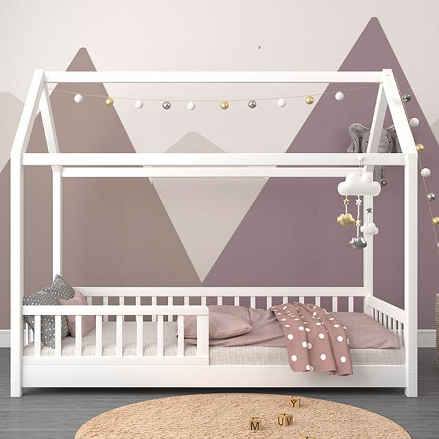 Modern Solid Wood Kids House Bed factory