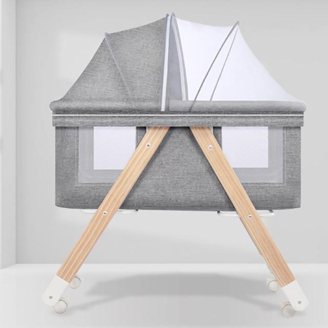 Portable Wooden Baby Bassinet wholesale