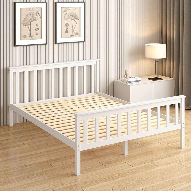 Twin Size Kids Wood Platform Bed