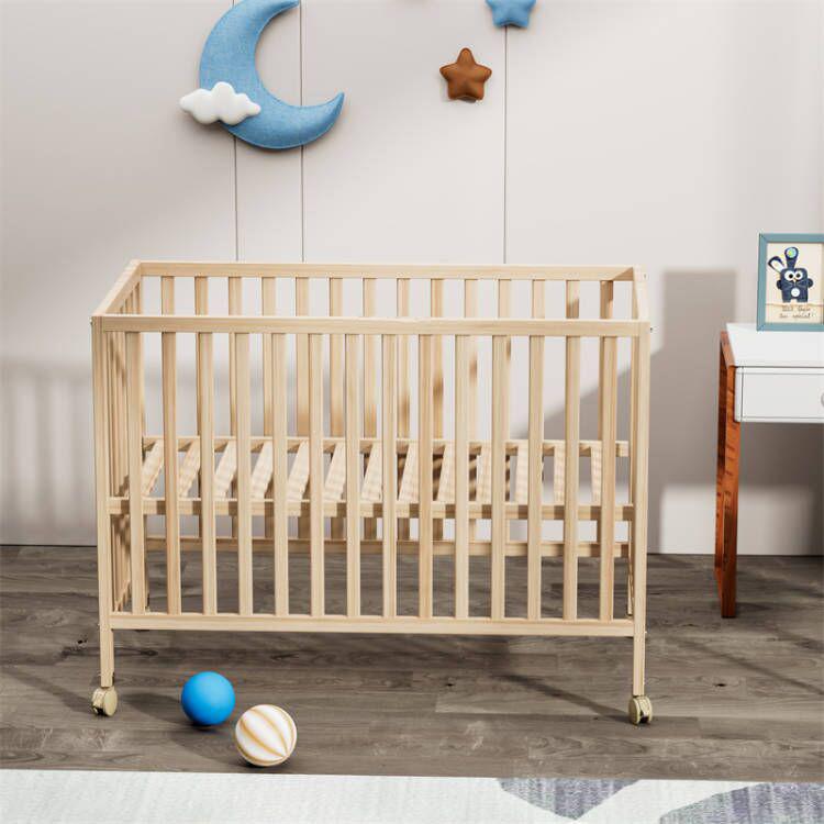 Classic Natural Baby Wood Crib