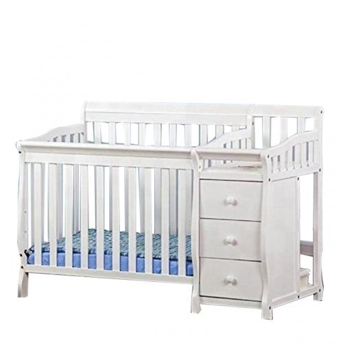 White Wooden Baby Cribs manufacturer