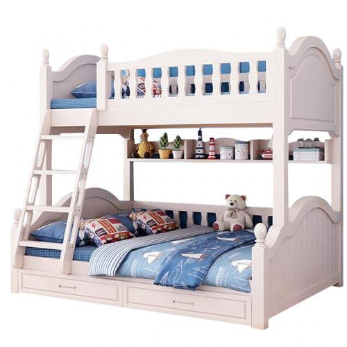 Multifunctional China Twin-Over-Full Wood Bunk Bed
