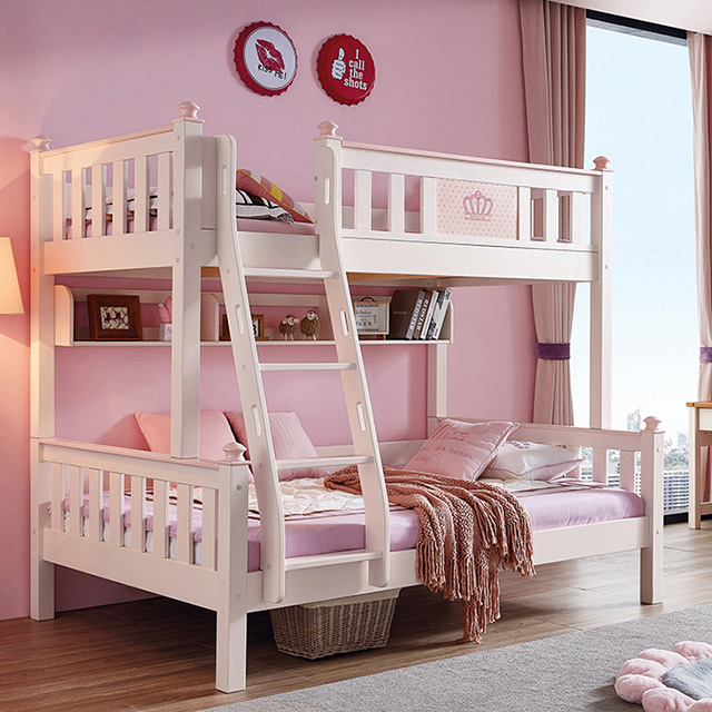  WBB399 शिल्प बच्चे से यूरोपीय शैली लकड़ी के बंक बिस्तर